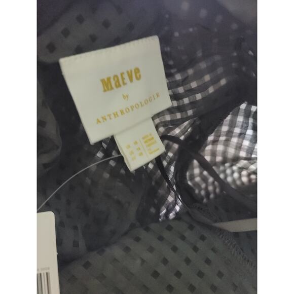 Anthropologie Maeve Deep V-Neck Blouse - New - Size 14 - Picture 5 of 6